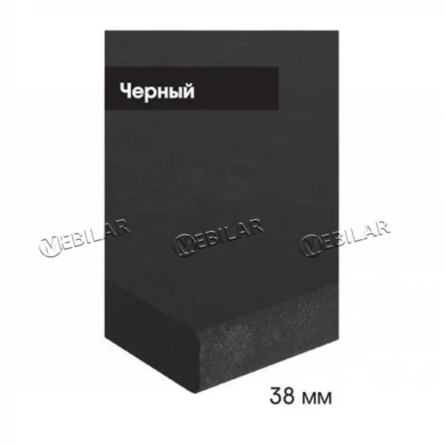 Столешница h38 1300 мм черный